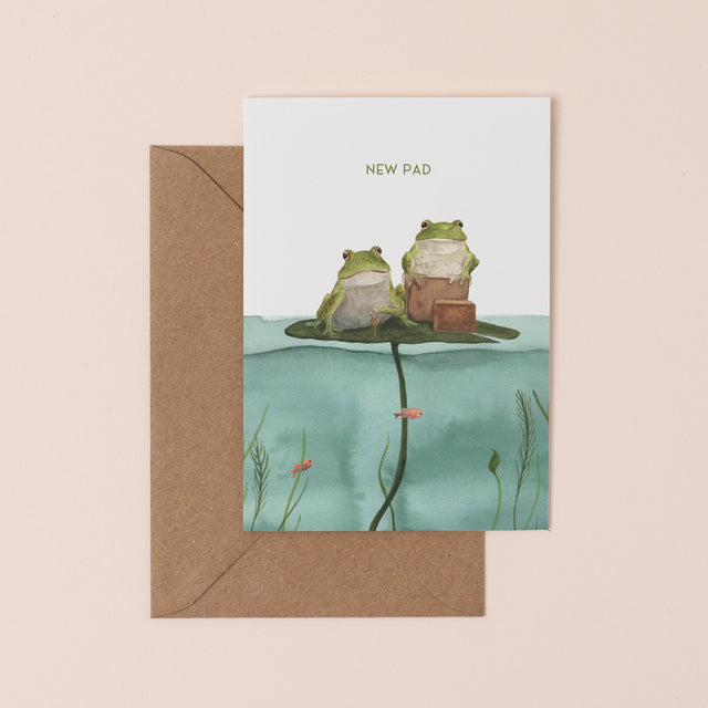 new-pad-frogs-greeting-card-new-home-card-mister-peebles