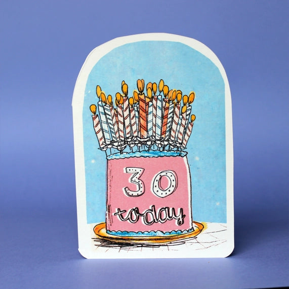 30 Today Cake and Candles