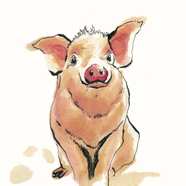piggy-pig-greeting-card-anna-wright