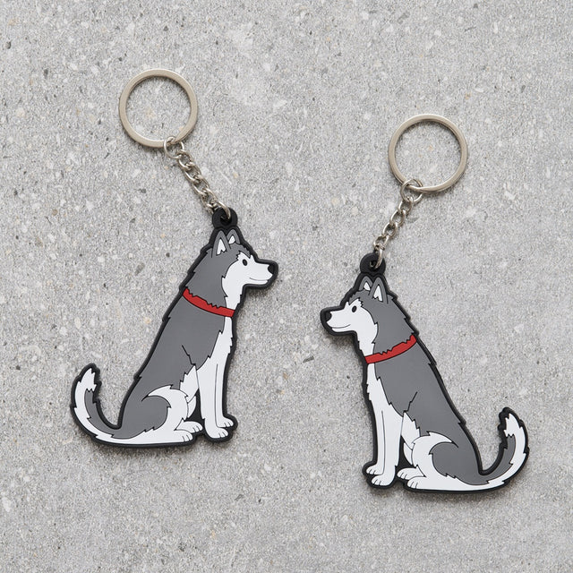 husky-keyring-sweet-william