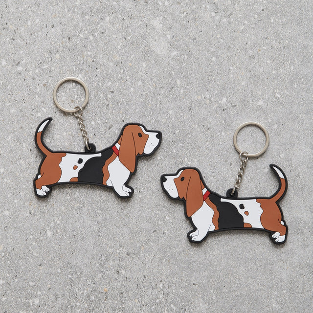 bassett-hound-dog-keyring-sweet-william