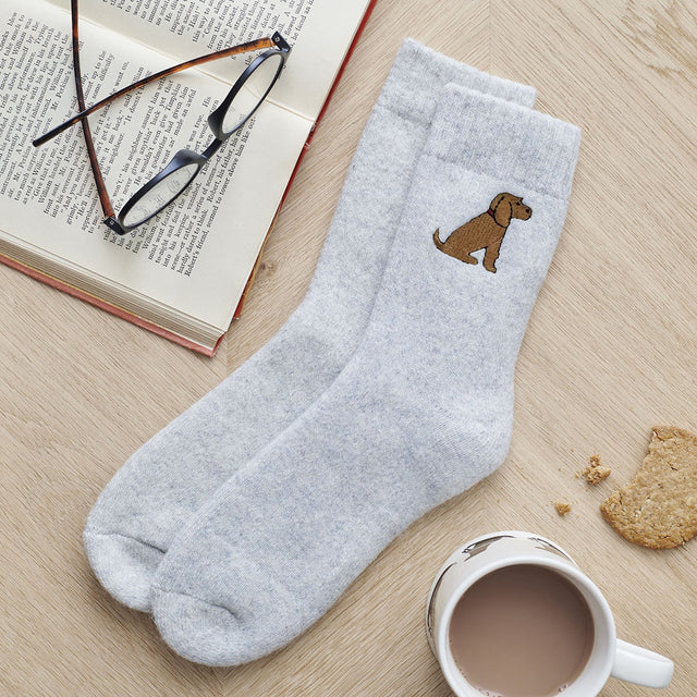 dog-walker-socks-golden-cocker-spaniel-sweet-william