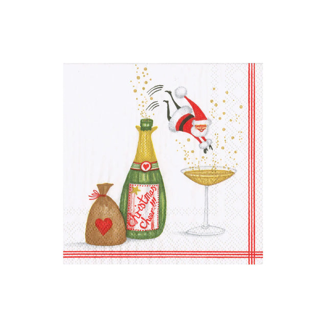 santa-splash-cocktail-napkins-caspari