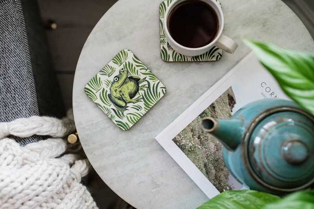 Frog Tile Coasters: V&A Museum