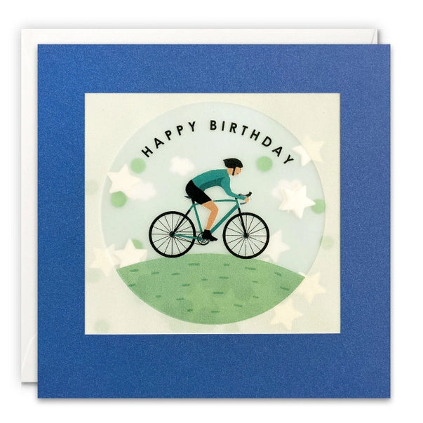Birthday Cyclist: Shakies Greeting Card - James Ellis