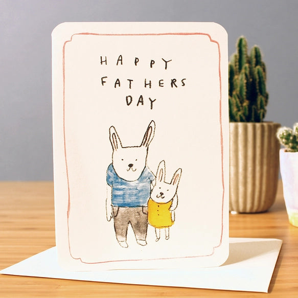 fathers-day-rabbits-greeting-card-laura-skilbeck