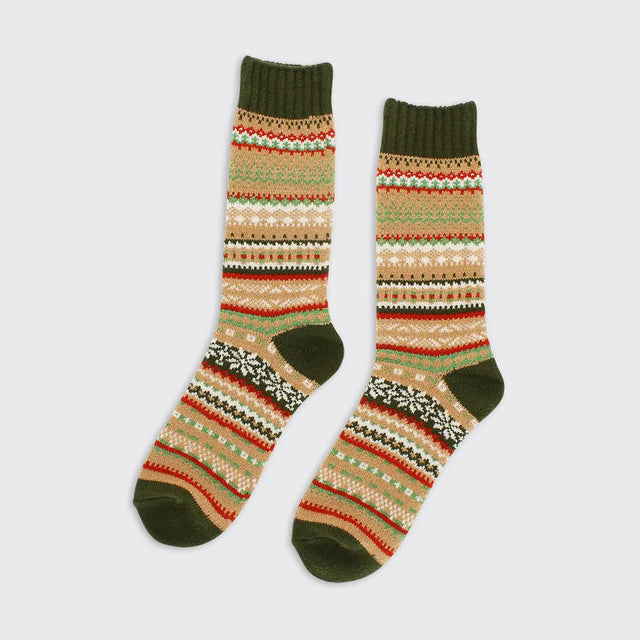 hector-mens-fairisle-socks-beige-green-forever-england