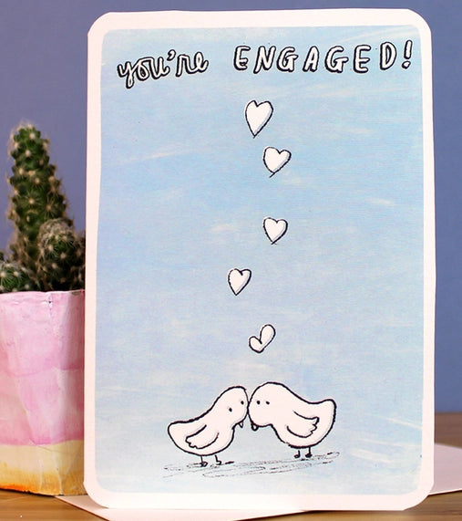 youre-engaged-greeting-card-laura-skilbeck