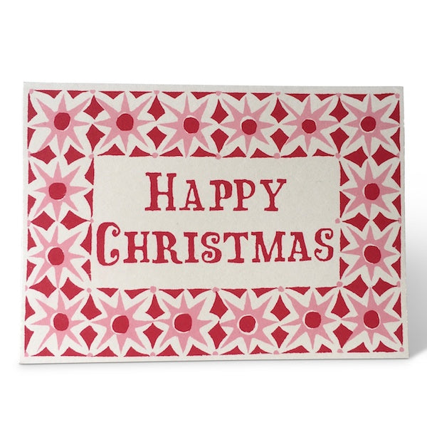 Happy Christmas Pink & Red Detail Christmas Pack