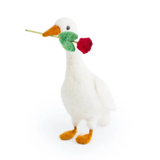 Romeo Duck Felt Decoration