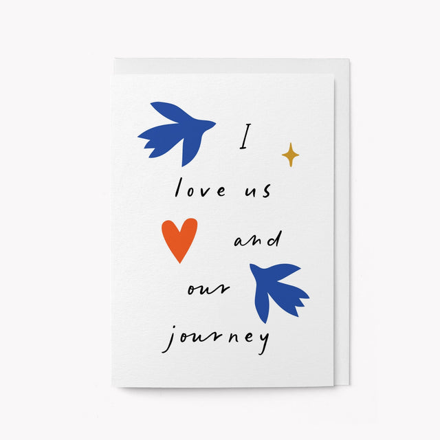 i-love-us-and-our-journey-anniversary-greeting-card-graphic-factory