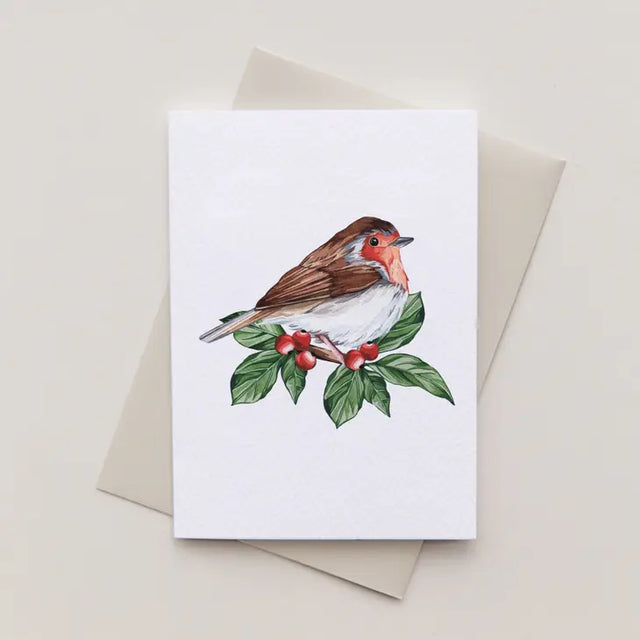 Winter Robin Mini Watercolour