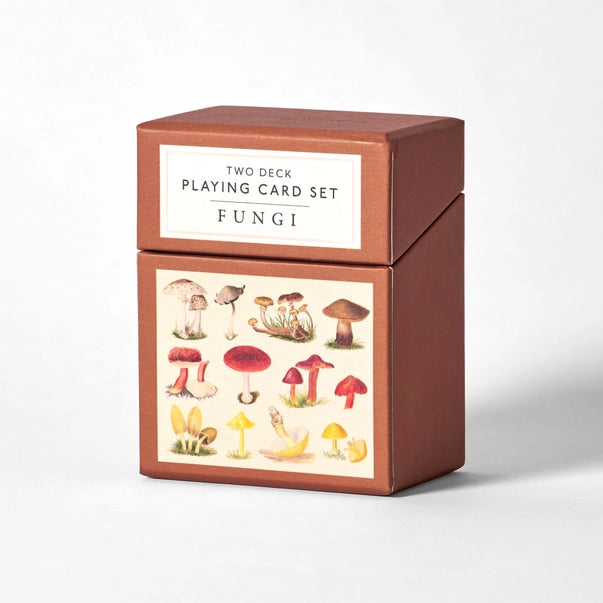 Playing Cards Set of Two Decks: Fungi - Roomytown - Daisy Chain Gift ...