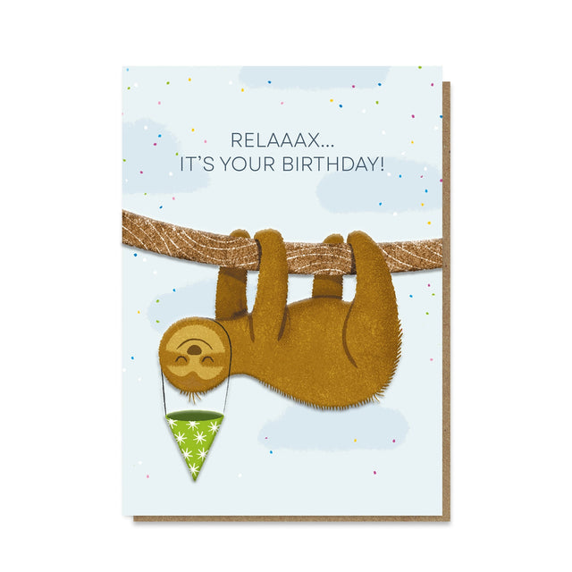 relaaax-sloth-birthday-greeting-card-stormy-knight