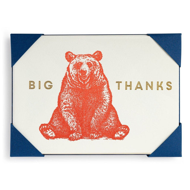 big-thanks-bear-letterpress-notecards-archivist-gallery