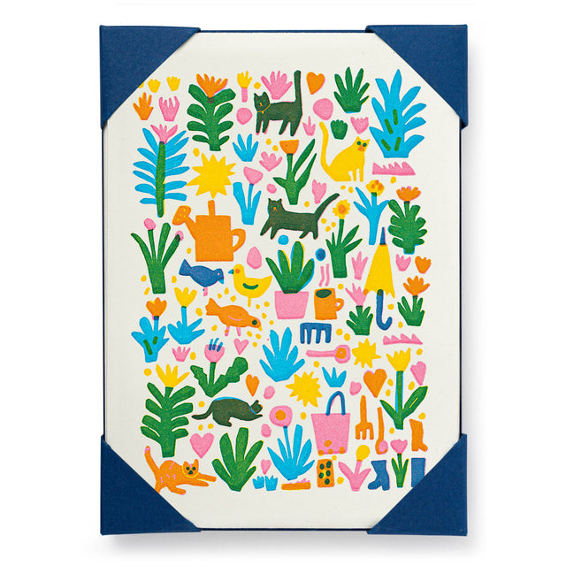 cats-in-the-garden-letterpress-notecards-archivist-gallery