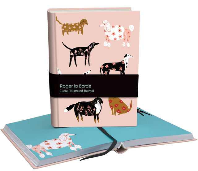 ginger-pink-dogs-luxe-illustrated-journal-roger-la-borde