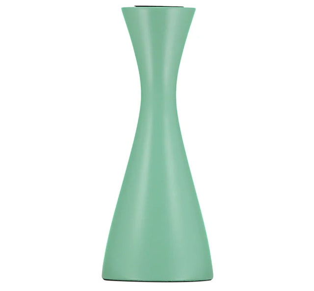 medium-wooden-candlestick-opaline-green-british-colour-standard