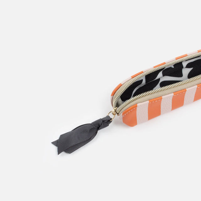 pink-orange-stripe-slim-pencil-case-caroline-gardner