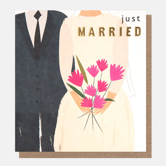 just-married-bride-and-groom-wedding-card-caroline-gardner