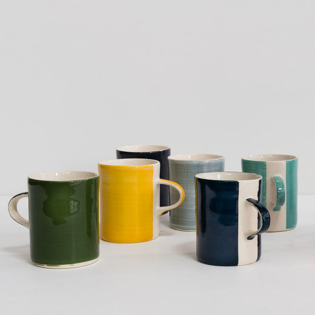 Musango Demi Mug: Yellow Plain Wash