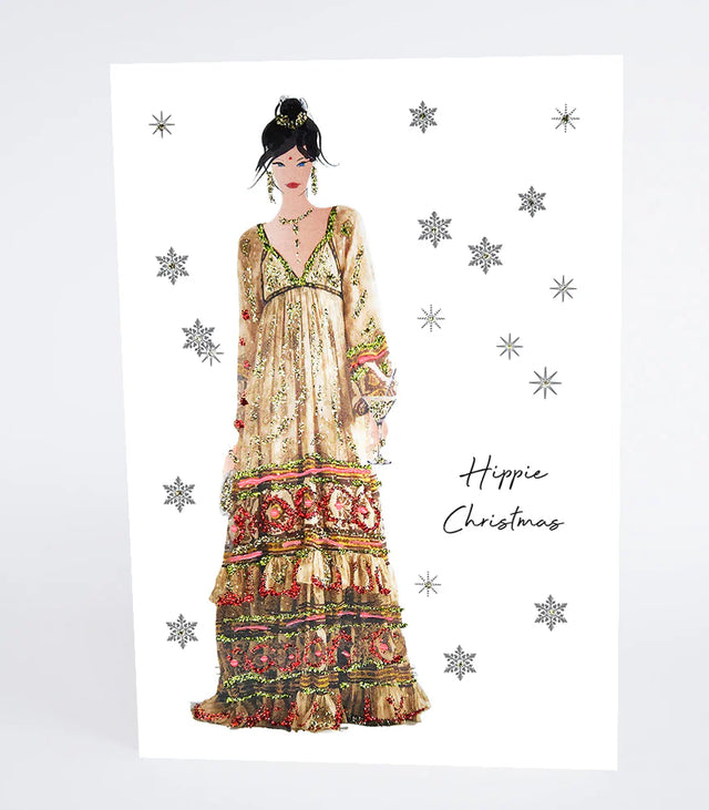 Hippie Christmas: Holiday Edition Christmas Card - Five Dollar Shake