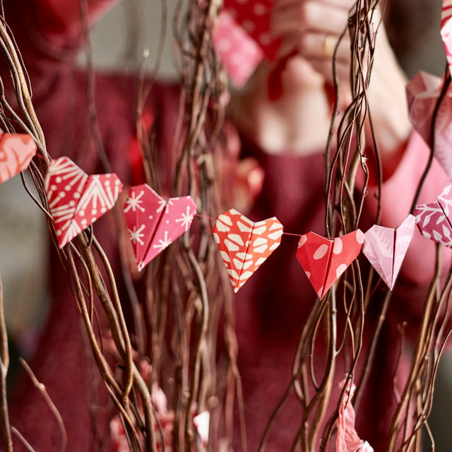 Heart Bunting Origami Kit