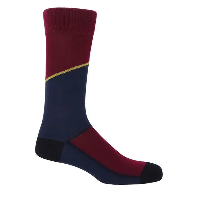 hilltop-mens-socks-burgundy-peper-harow
