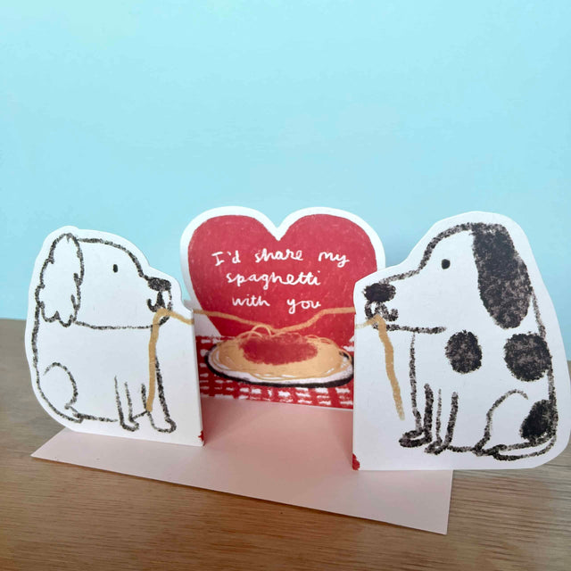 spaghetti-dogs-greeting-card-laura-skilbeck