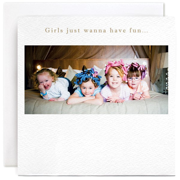 girls-just-wanna-have-fun-greeting-card-susan-ohanlon