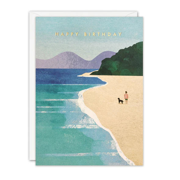 beach-walk-birthday-offshore-greeting-card-james-ellis