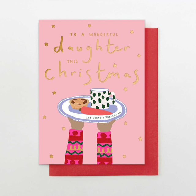 wonderful-daughter-santa-plate-greeting-card-stop-the-clock-design