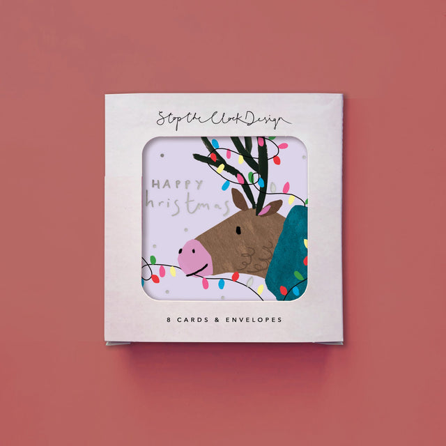 Happy Christmas Reindeer & Lights Pack