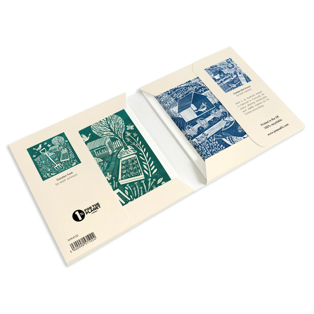 Garden Scenes Notecard Wallet