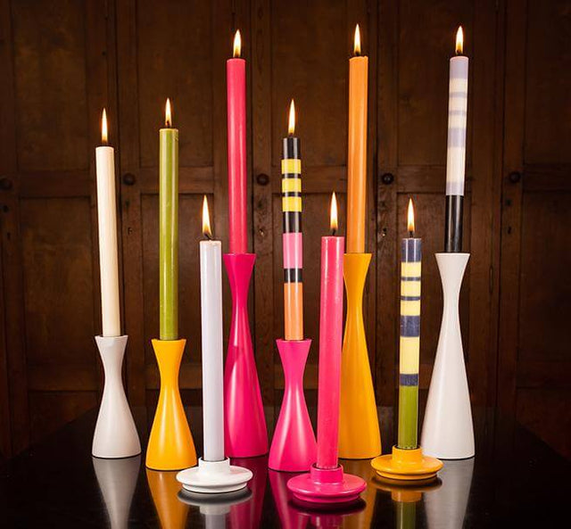 medium-wooden-candlestick-saffron-yellow-british-colour-standard