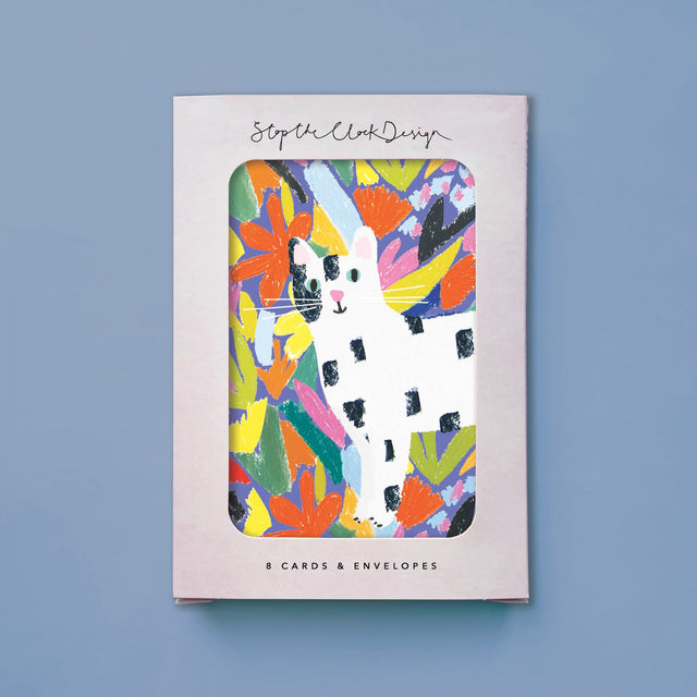 colourful-cats-notecards-stop-the-clock