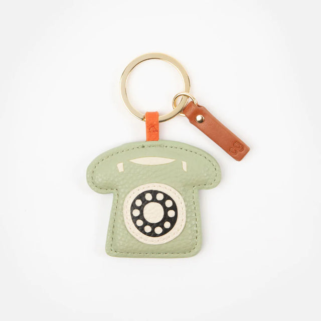 green-telephone-keyring-caroline-gardner