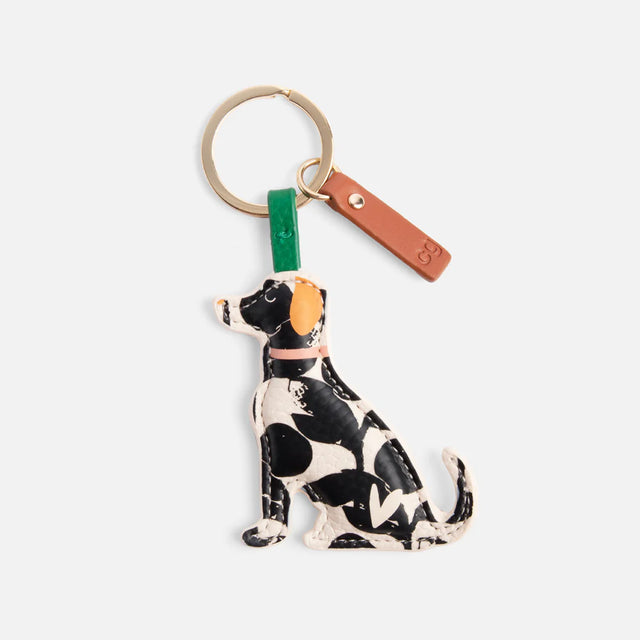 mono-bloom-labrador-keyring-caroline-gardner