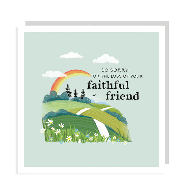 Faithful Friend Loss: Odyssey Greeting Card - Rosanna Rossi