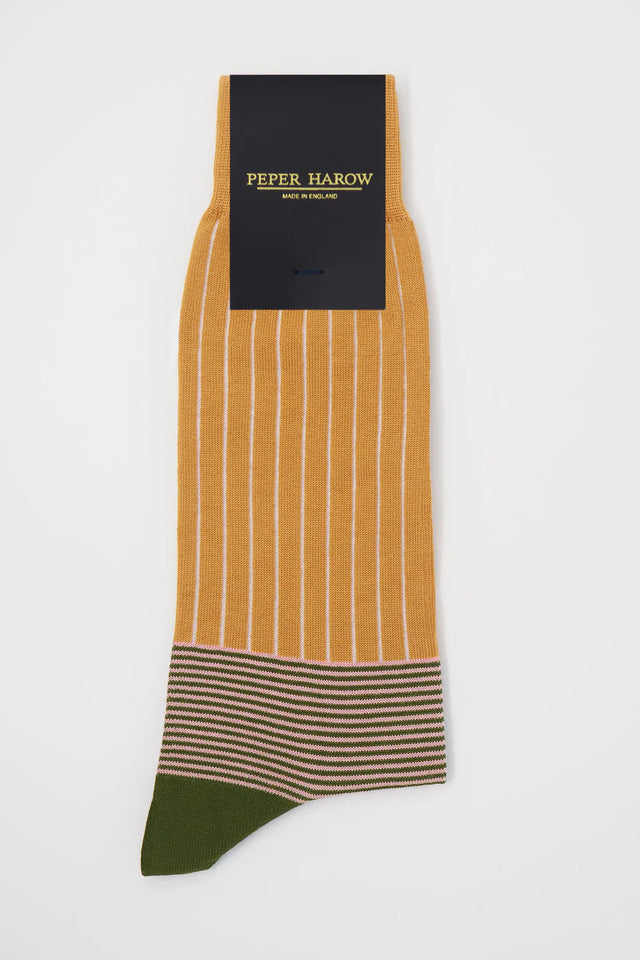 oxford-stripe-mens-socks-mustard-peper-harow