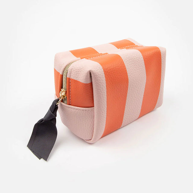 orange-pink-stripe-mini-cube-cosmetics-bag-caroline-gardner