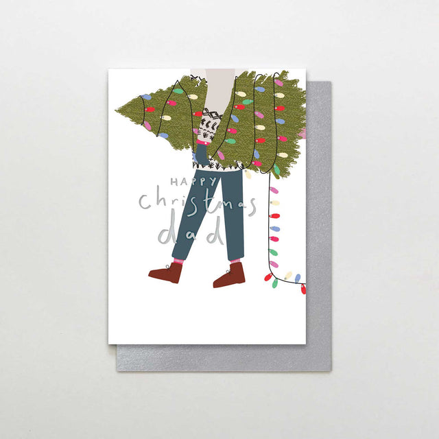 dad-carrying-the-christmas-tree-greeting-card-stop-the-clock-design