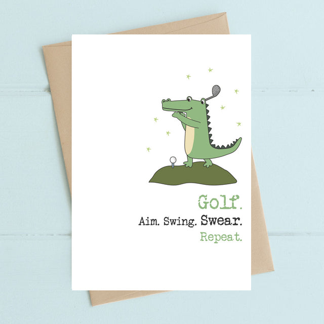 golf-aim-swing-swear-repeat-greeting-card-dandelion-stationery