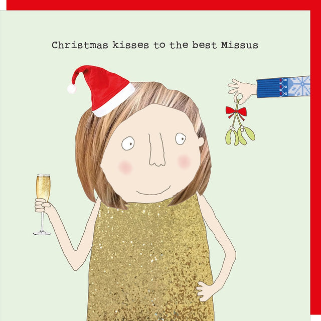wife-kisses-festive-gin-frolics-christmas-card-festive-rosie