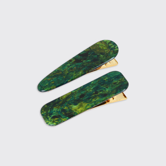athena-set-of-2-hair-clips-green-millie-mae