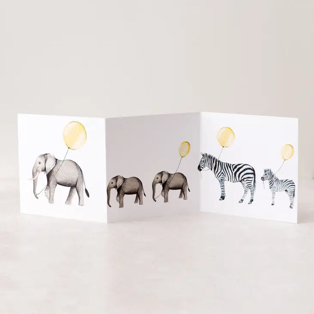 baby-elephant-lemon-balloon-concertina-card-sophie-brabbins