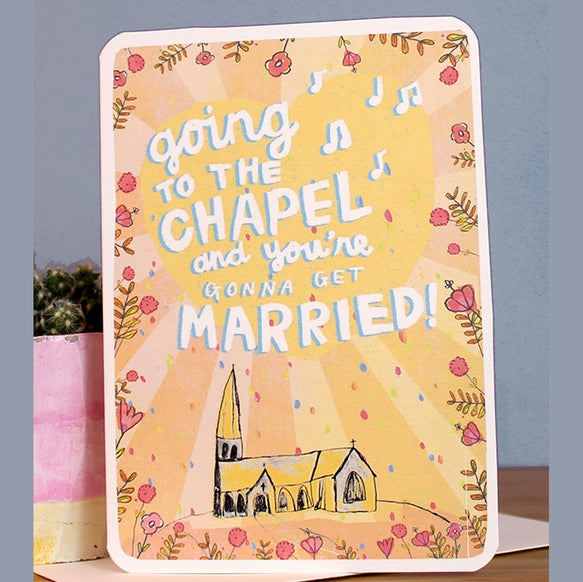 going-to-the-chapel-greeting-card-laura-skilbeck
