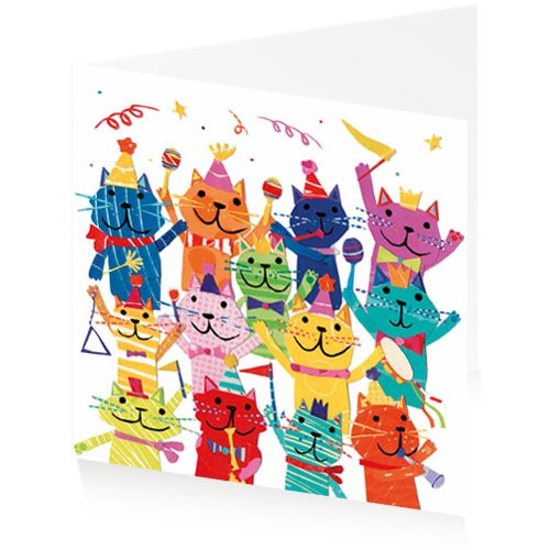 cheering-cats-greeting-card-art-press