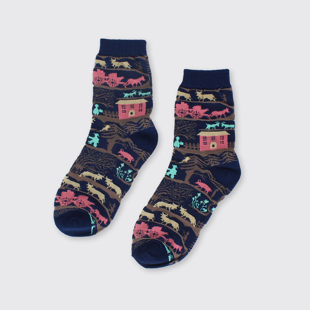 country-scene-womens-socks-dark-blue-millie-mae