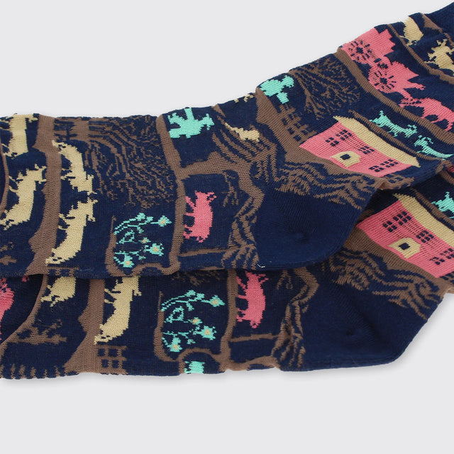 country-scene-womens-socks-dark-blue-millie-mae